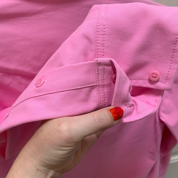 Calvin Klein thick trucker style button up NWT - Picture 6 of 8